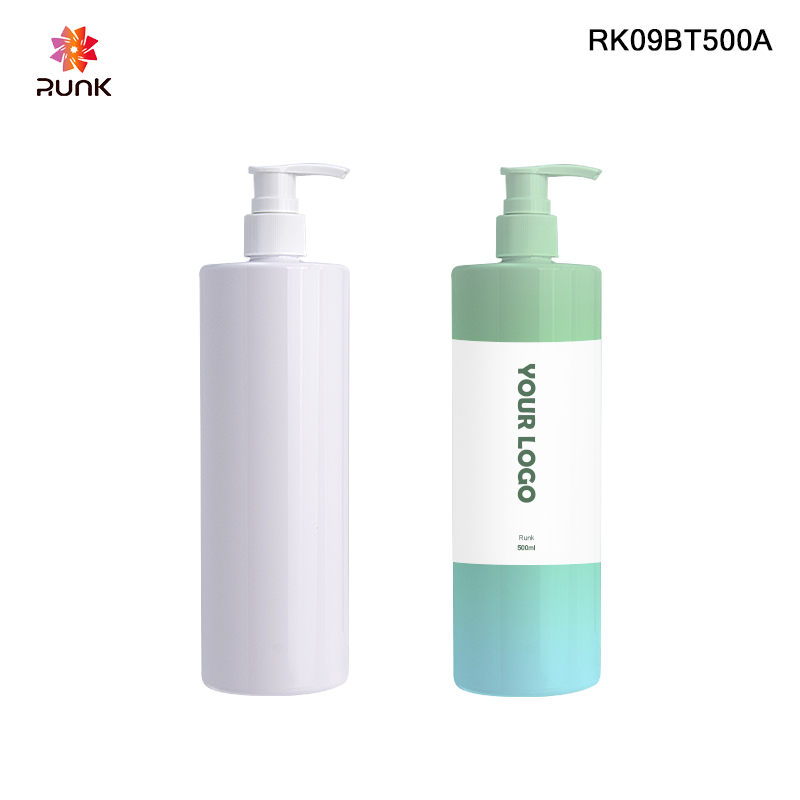Custom 500ml shampoo pump bottle