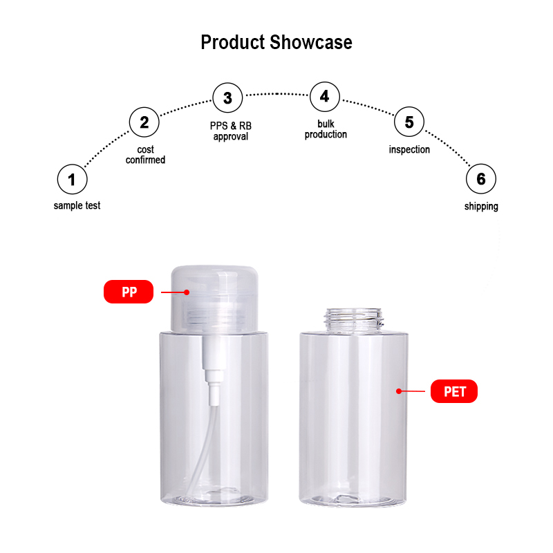 200ml makeup remover bottle Product Showcase