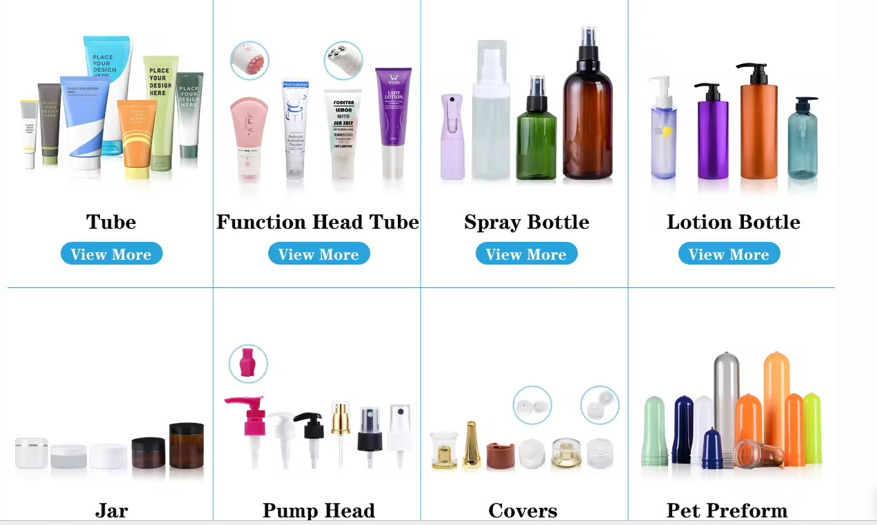 Runk cosmetic packaging bottles
